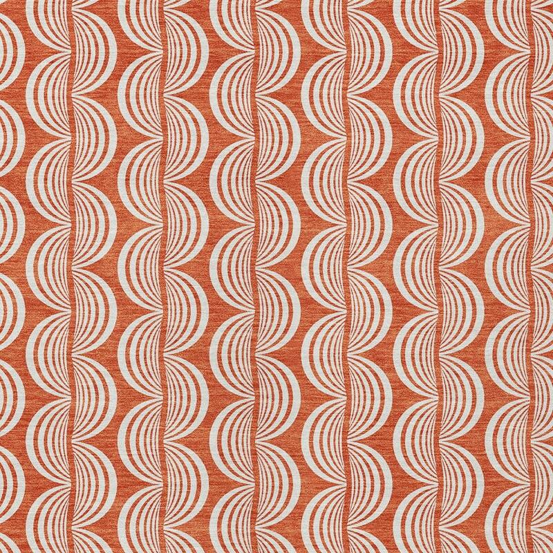 HomeRoots Ogee Transitional Rectangle Outdoor Rug