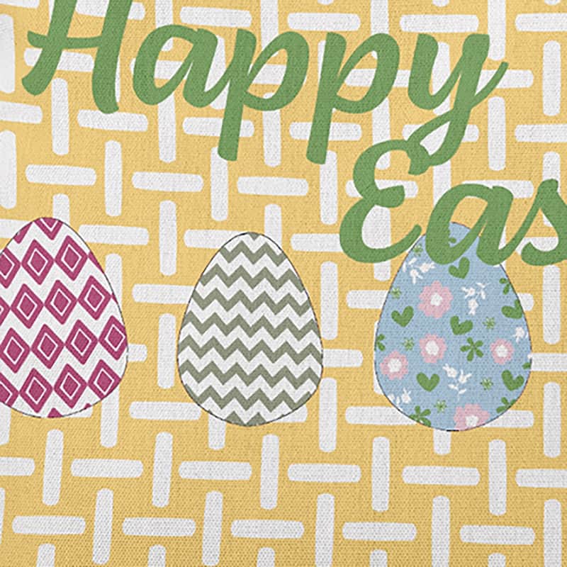 Happy Easter Polyester Indoor Pillow