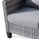 preview thumbnail 16 of 92, OVIOS 5-piece Patio Furniture Wicker Outdoor High-back Seating Set