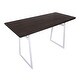preview thumbnail 13 of 13, Geo Industrial Metal and Wood Counter Table