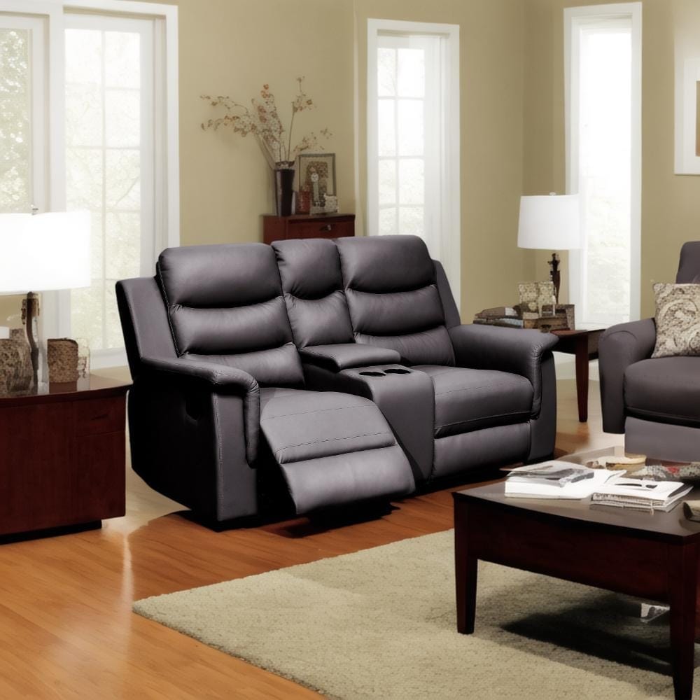 Reclining Loveseat With Middle Console Slipcover