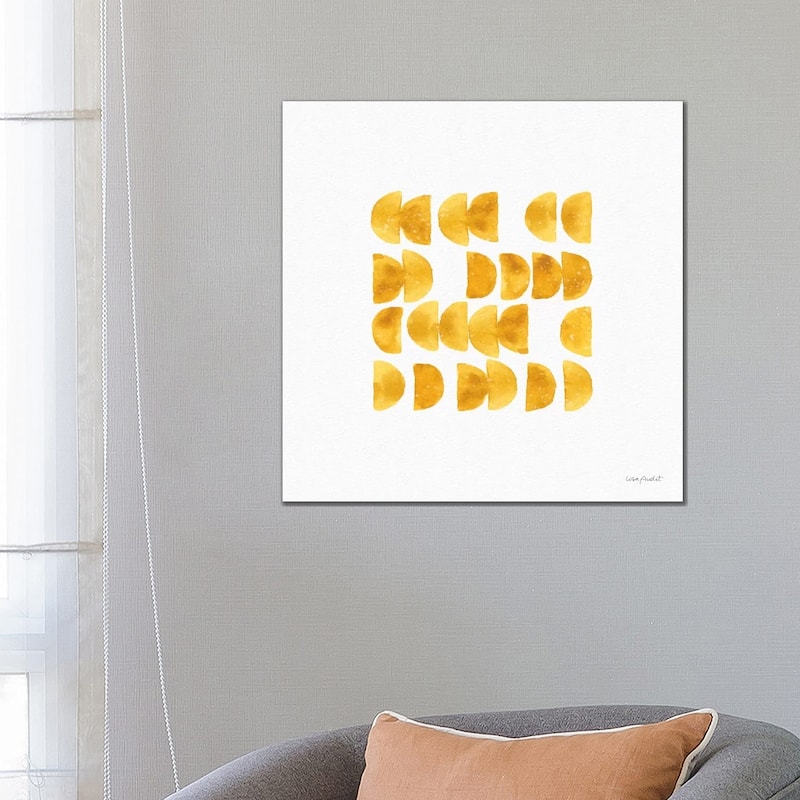 iCanvas "Happy Yellow XIIA" by Lisa Audit Canvas Print - 26x26x1.5