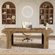 preview thumbnail 22 of 44, 70.9" Executive Desk, Large Wood Computer Office Desk, Writing Table Business Workspace Home Office Accent Desk