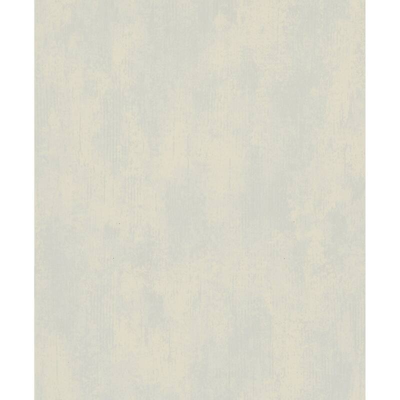 Galerie Wallcoverings Terra Collection Subtle Plaster Matte Finish Clay Ink on Non-Woven Wallpaper Roll - 33-feet long x 21-inches wide - Light Blue
