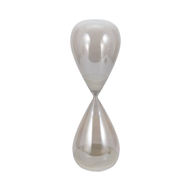 Contemporary Hourglass Sculpture for Home Decor - Stylish Decorative Object