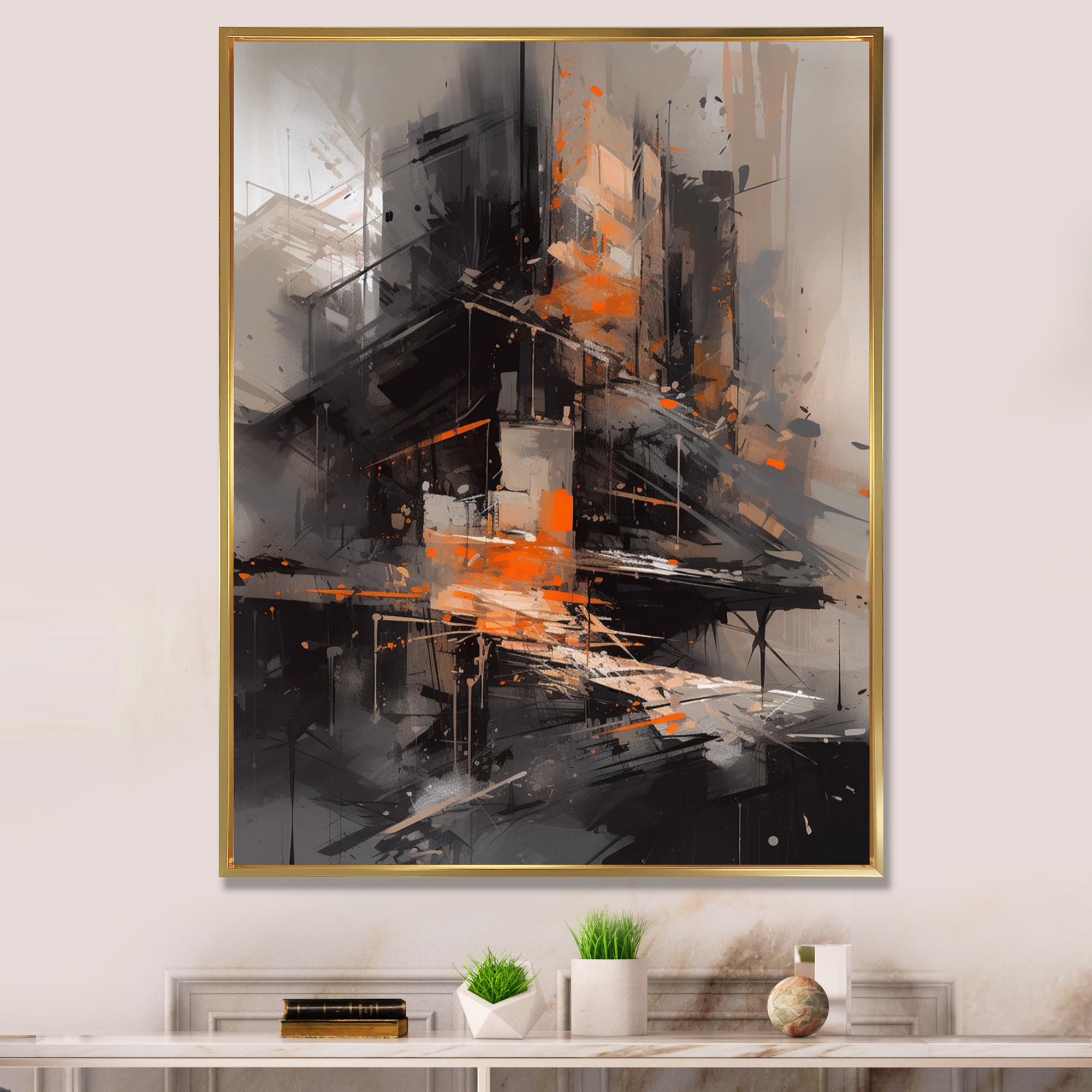 Framed best sale tapestry art