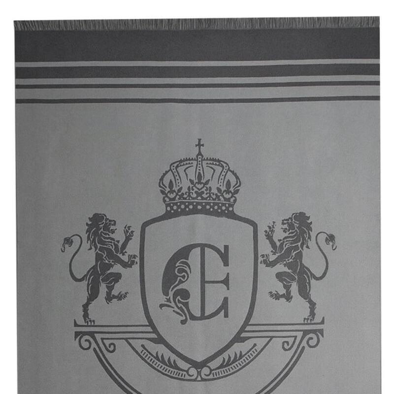 HomeRoots 54" X 74" Charcoal Wool Acrylic Blend Woven Throw Blanket