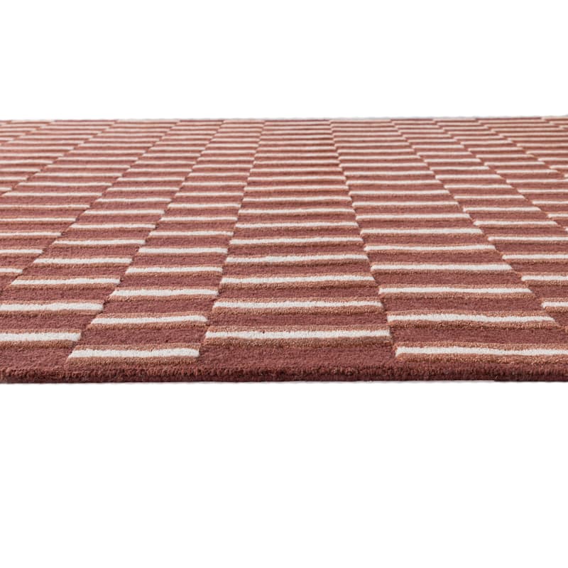 Terra by Obeetee Retro Willa Rust Rug