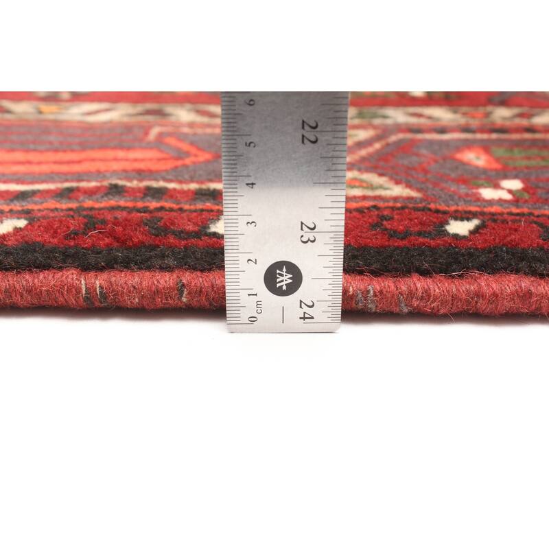 ECARPETGALLERY Hand-knotted Andelz Dark Grey Wool Rug - 4'7 x 6'7