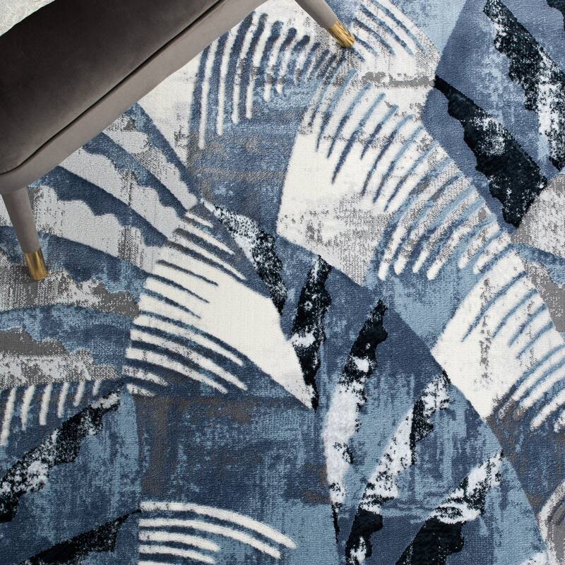 SAFAVIEH Lagoon Eskarne Abstract Distressed Rug