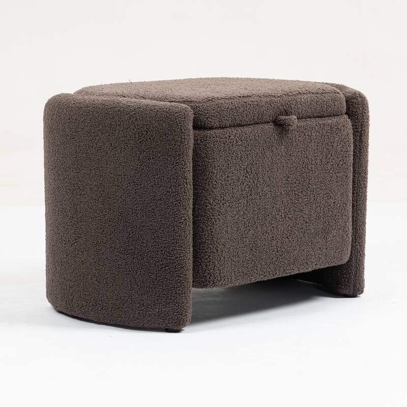 Upholstered Accent Chair - Brown