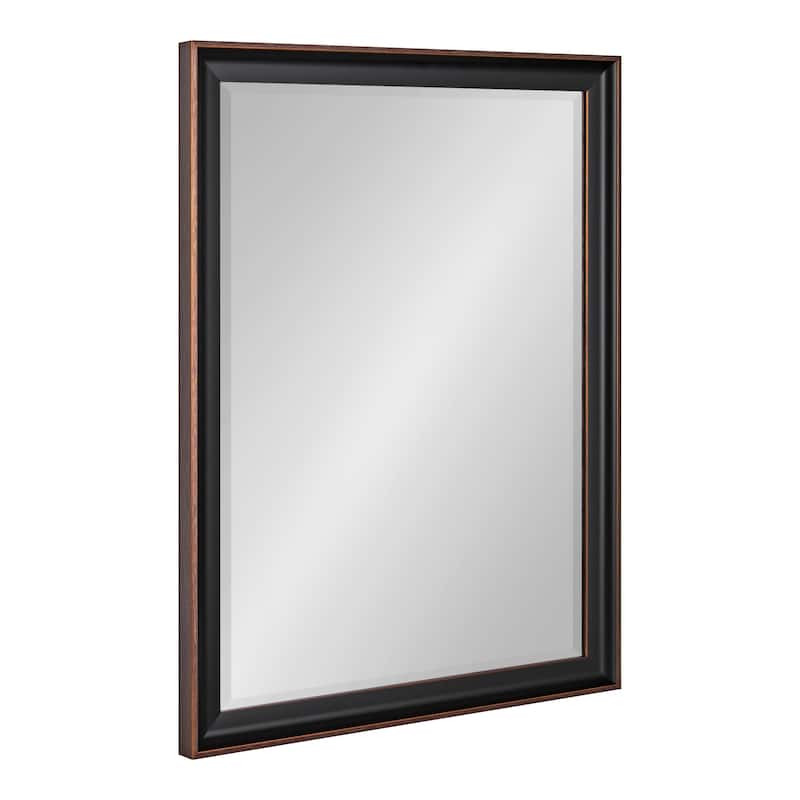 Kate and Laurel Havana Framed Beveled Wall Mirror