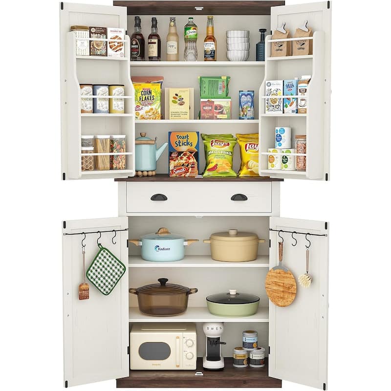 Farmhouse Kitchen Storage Cabinet Pantry Cabinet Home Bar