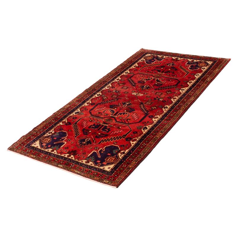 ECARPETGALLERY Hand-knotted Anadol Red Wool Rug - 4'5 x 8'6