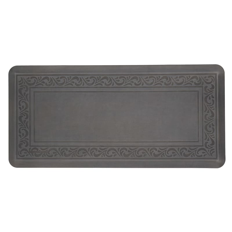 Mohawk Home Tempur-Pedic Ultra Comfort Anti-Fatigue Kitchen Mat - 20" X 42" - Atrium Scroll Pewter
