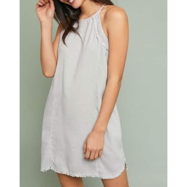 Shop Anthropologie Cloth Stone Halter Dress Overstock 26259719