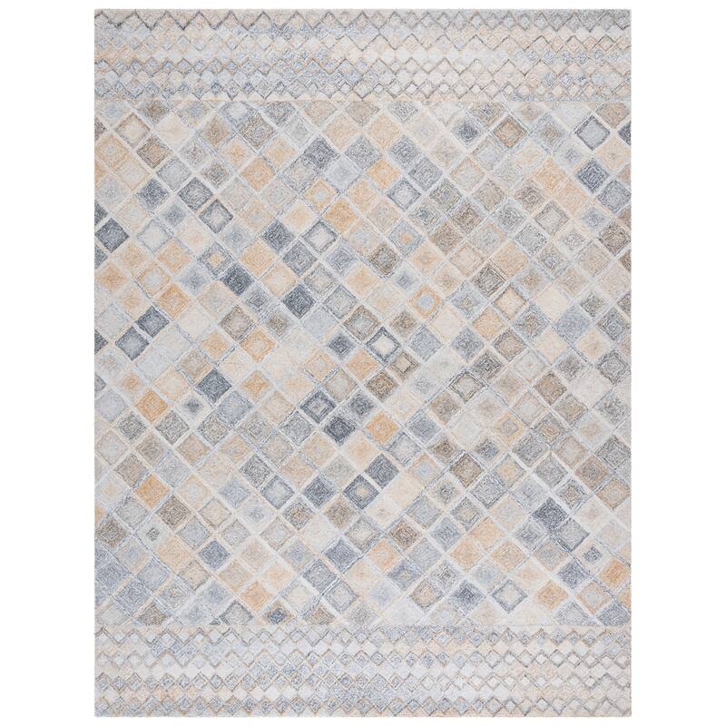 SAFAVIEH Handmade Renewal Visa Rug - 8' x 10' - Beige/Grey