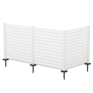 Kozyard 50"W x 47"H Outdoor Privacy Screens Fence Kit for Outside Backyard Patio