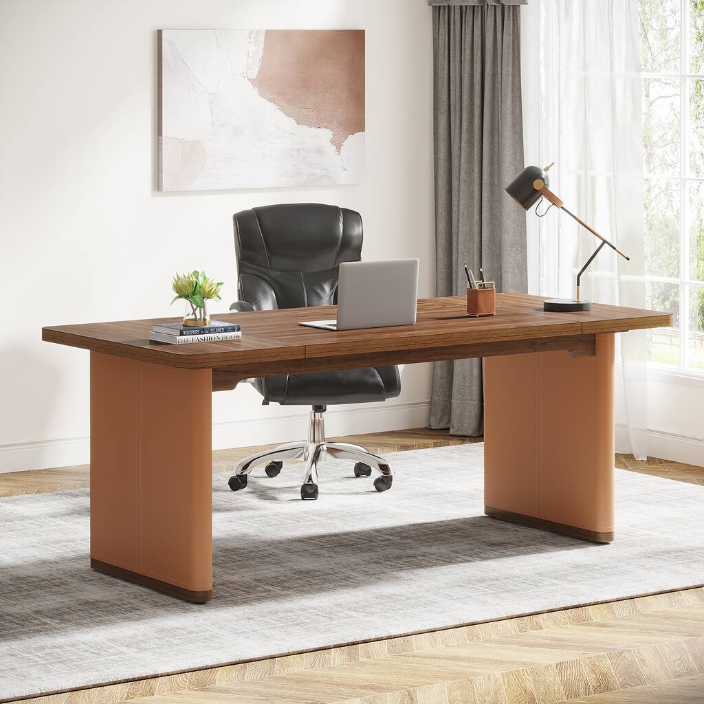 63 inch Modern Computer Desk Executive Desk for Home Office