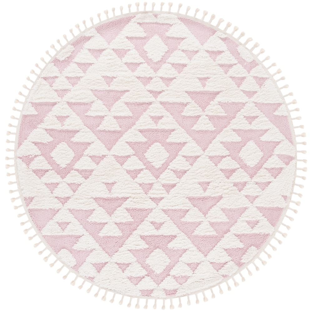 SAFAVIEH Moroccan Tassel Shag Delores 2-inch Thick Rug