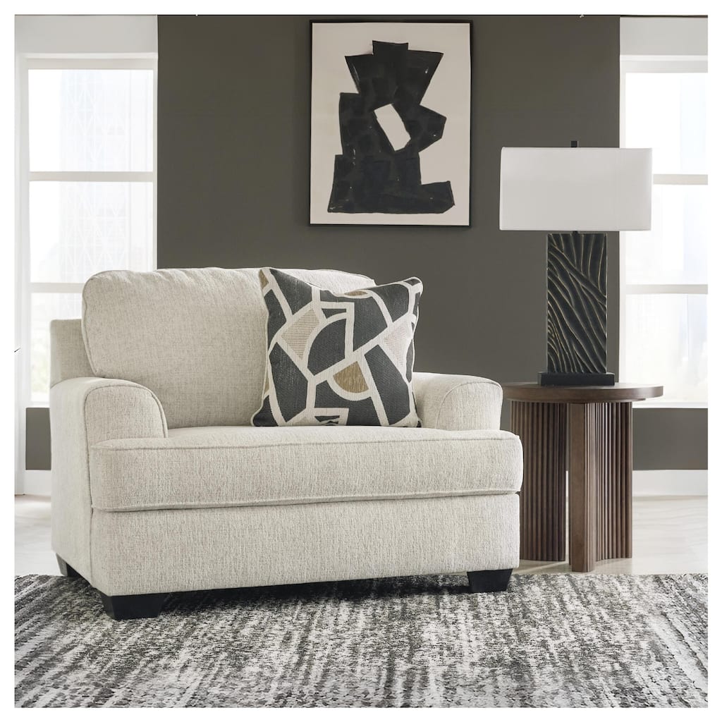 Signature Design by Ashley Heartcort Beige Oversized Chair - 51" W x 40" D x 39" H