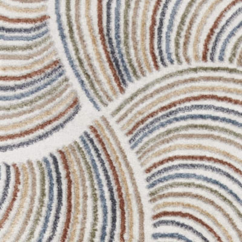 Pino Power Loomed Abstract Low Pile Area Rug By HomeRoots