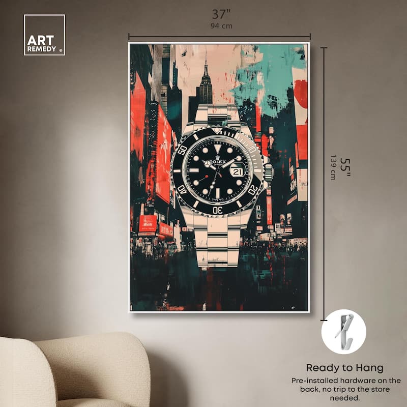 Cityscape Watch Canvas by Art Remedy