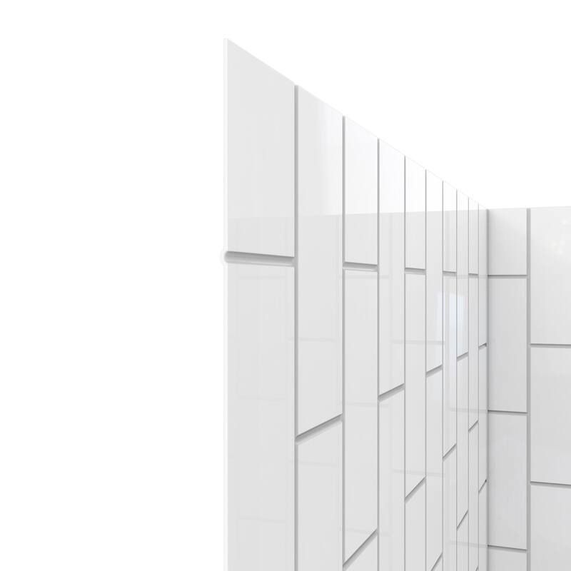 DreamLine QWALL-VS 41-1/2 in. D x 28-32 in. W x 76 in. H Acrylic Backwall Kit
