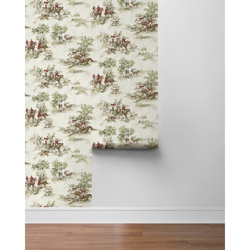 Harry & Grace Horse Race Peel and Stick Wallpaper