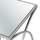 preview thumbnail 32 of 41, Glitzhome Set of 2 Glam Glass Modern Side Table Sofa Table