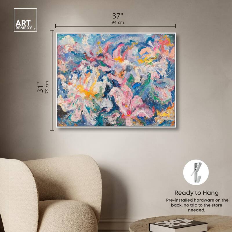 Pastel Riot II Canvas by Art Remedy