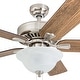 preview thumbnail 6 of 6, Prominence Home Elk Mountain 52-inch Brushed Nickel LED Ceiling Fan