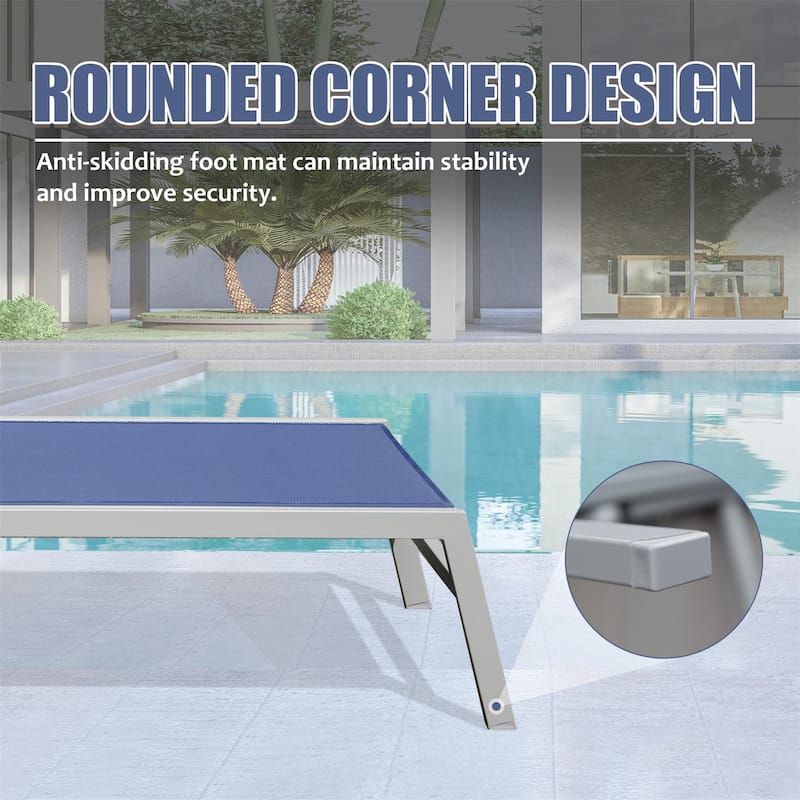 Patio Chaise Lounge Set of 3