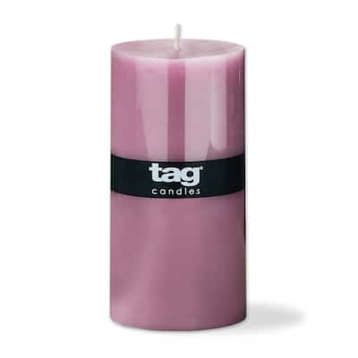 Color Studio 3X6 Pillar Lilac Smokeless Paraffin Wax Burn Time 85 Hours