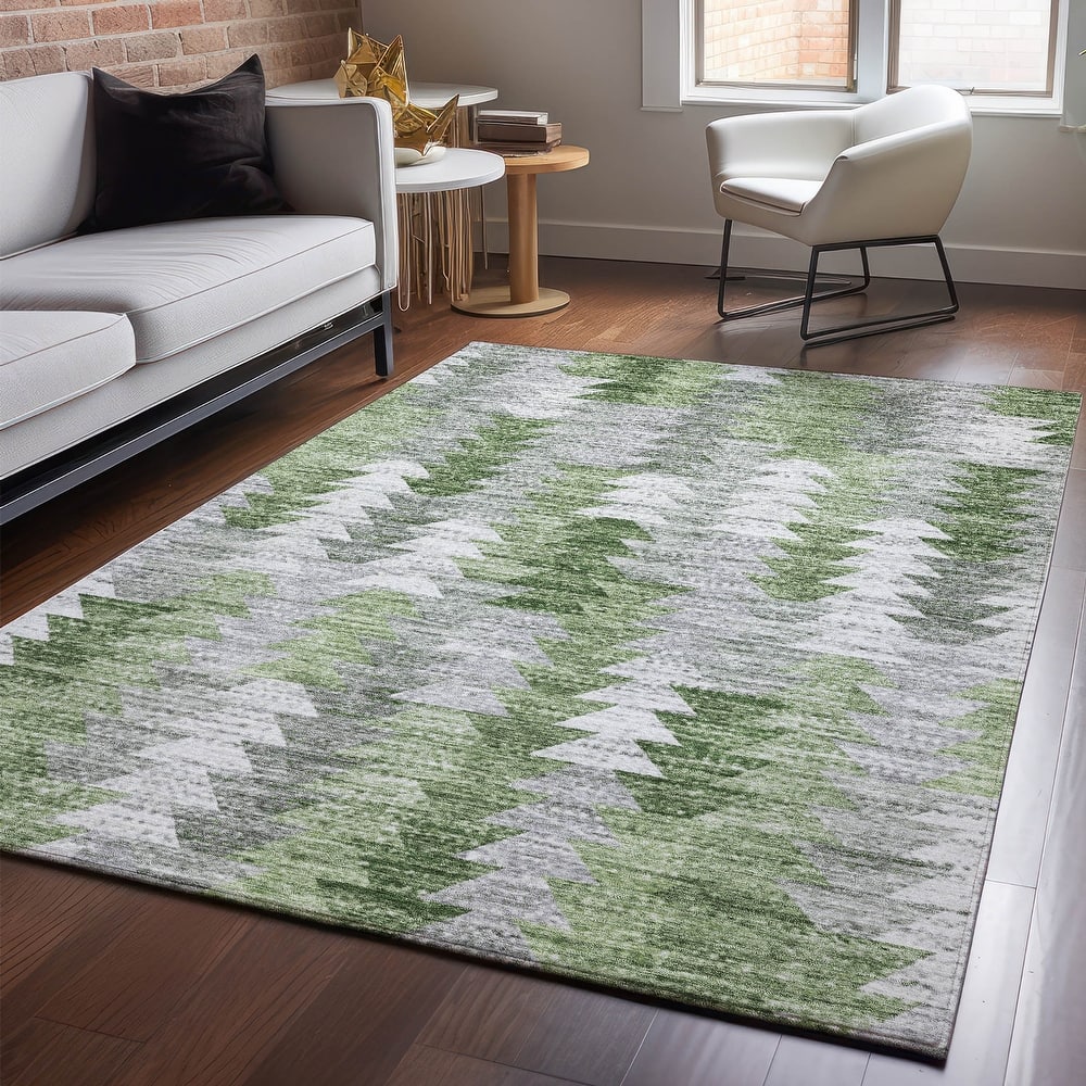 Premium Washable Super Soft Modern Global Mayfield Rug
