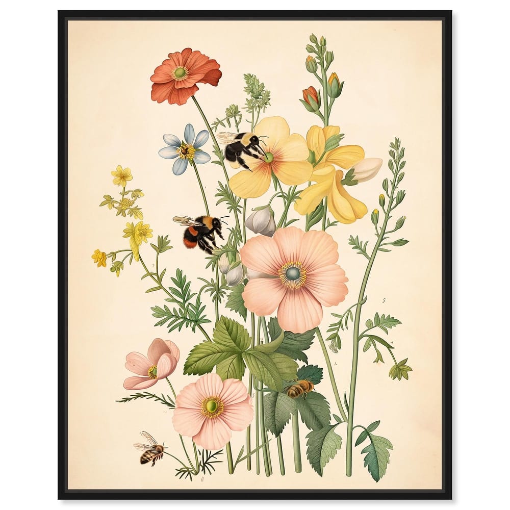 Pollinator Portrait I Canvas by Art Remedy