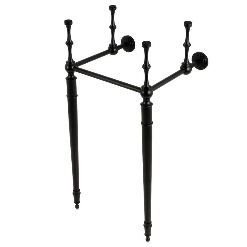 Kingston Brass Fauceture Brass Console Sink Legs - Matte Black