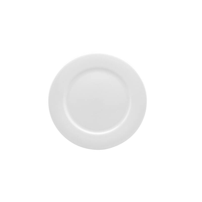 Red Vanilla Rimmed Entree Plates (Set of 4)