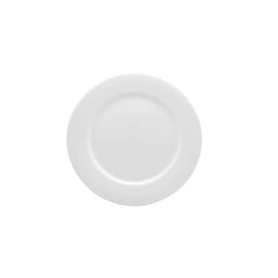 Red Vanilla Rimmed Entree Plates (Set of 4)