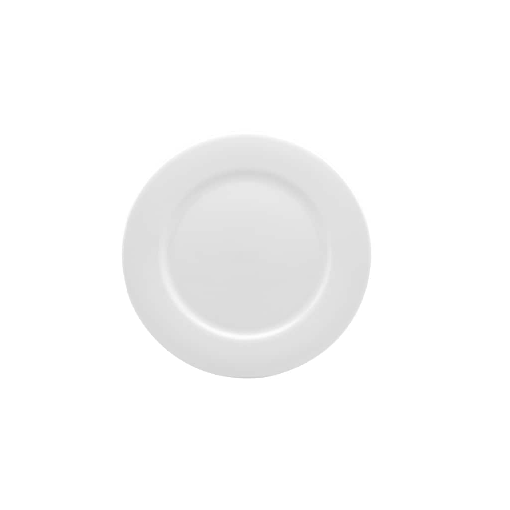 Red Vanilla Rimmed Entree Plates (Set of 4)
