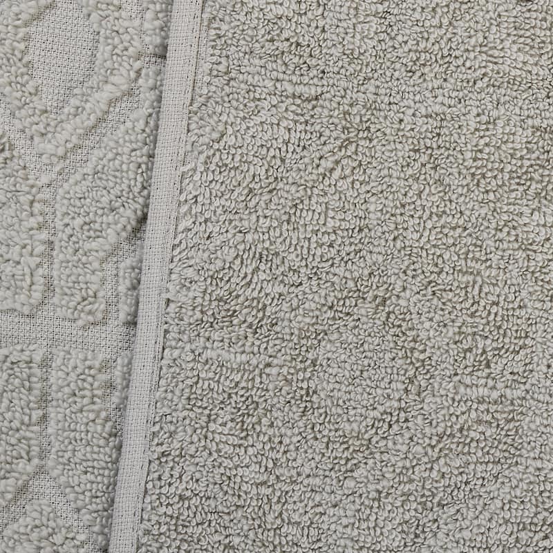 Modern Threads 6-Piece Yarn Dyed Diamond Gate Jacquard Towel Set