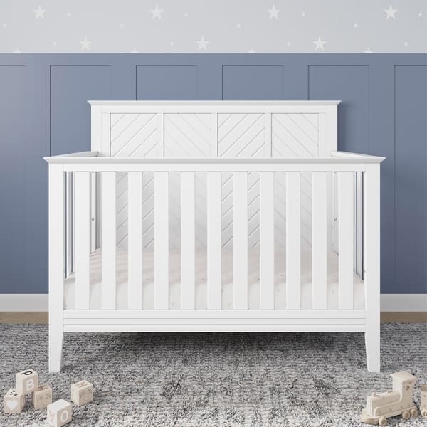 slide 2 of 9, Child Craft Atwood 4-in-1 Convertible Baby Crib Matte White