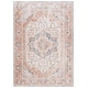 preview thumbnail 29 of 37, SAFAVIEH Baltimore Olimpia Machine Washable Shabby Chic Vintage Oriental Rug 5'3" x 7'6" - Beige/Rust - Rectangle