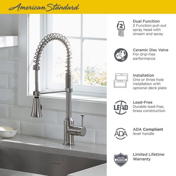 Shop American Standard 4332 350 Pekoe Semi Professional Pre Rinse