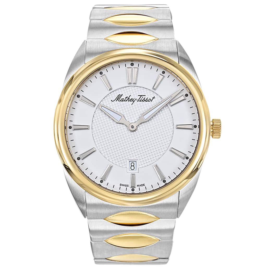 Mathey Tissot Men's Classic White Dial Watch - H791BI - 6 (36)