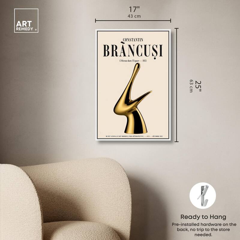Bird in Space Sculpture Canvas by Art Remedy