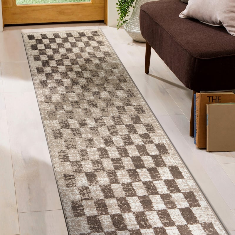 Contemporary Lines Area Rug - 2' 3" x 8'