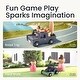 preview thumbnail 3 of 8, Tiny Land® Wooden Dollhouse - Garage