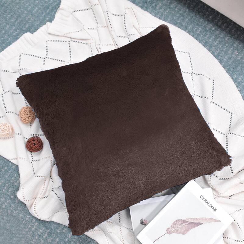 Fauxfur Pillow Shell Set 20'X20"