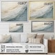 preview thumbnail 4 of 5, Designart "Minimalism Beige And Grey Wave Horizon I" Coastal Minimalism Wall Art